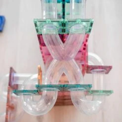 Connetix Tiles - 80 Piece Pastel Ball Run Expansion Pack - Connetix Tiles -MY LITTLE SHOP dsc 0619