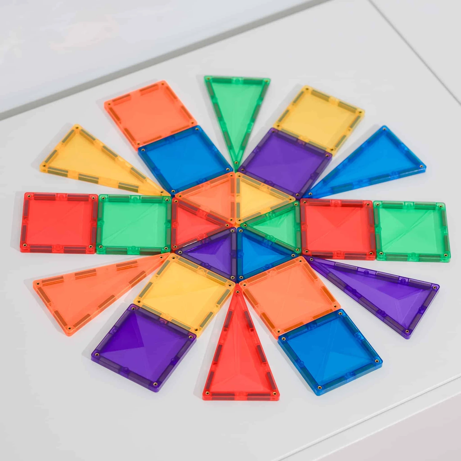 Connetix Tiles - 24 Piece Rainbow Mini Pack - Connetix Tiles Connetix Tiles - 24 Piece Rainbow Mini Pack - Connetix Tiles -MY LITTLE SHOP dsc 2305