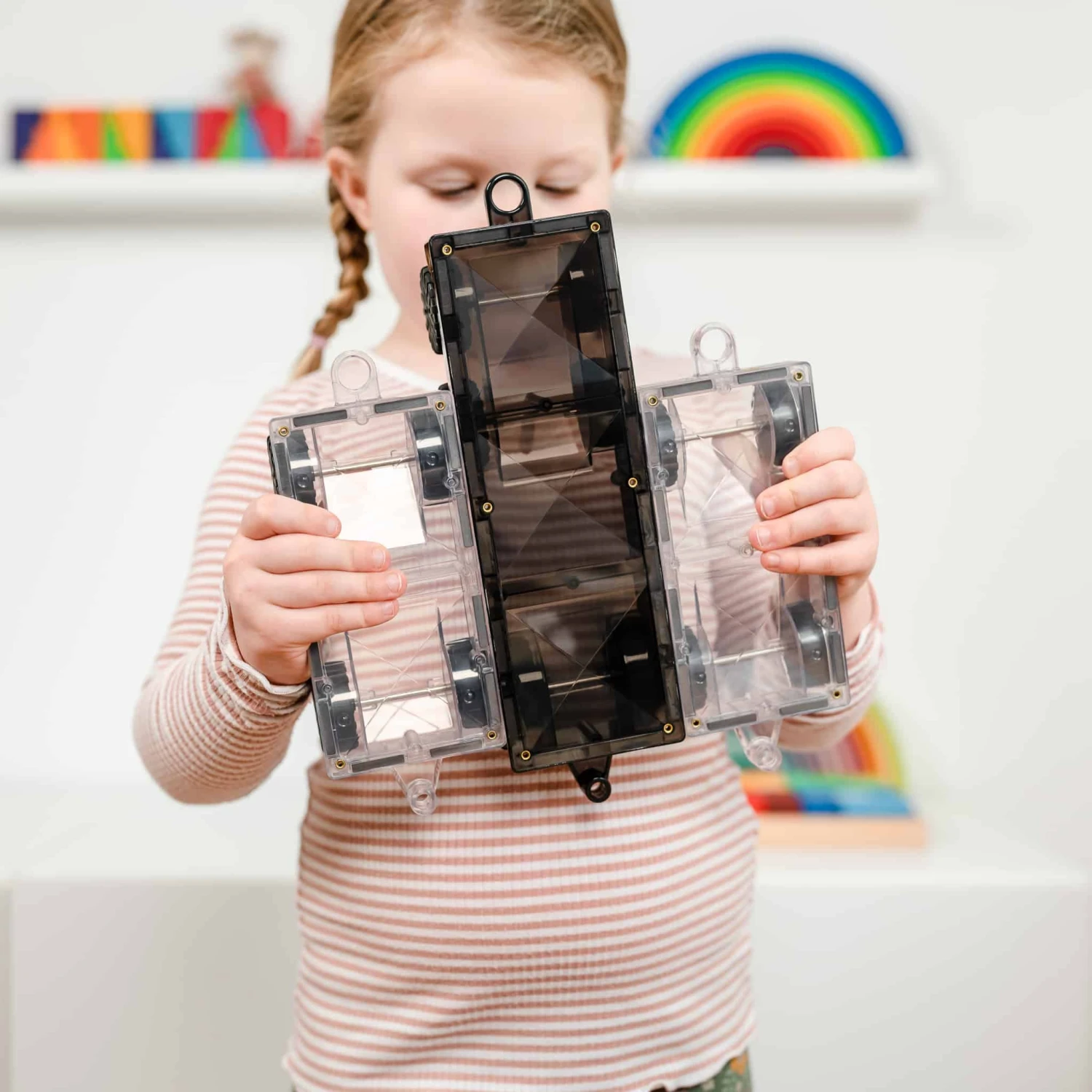 Connetix Tiles - 50 piece Rainbow Transport Pack - Connetix Tiles Connetix Tiles - 50 Piece Rainbow Transport Pack - Connetix Tiles -MY LITTLE SHOP dsc 2590