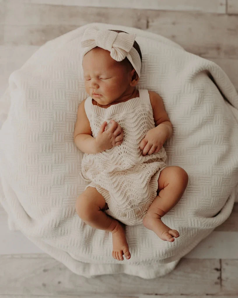 3 Little Crowns - Textured Knit Topknot | Oat - 3 Little Crowns 3 Little Crowns - Textured Knit Topknot | Oat - 3 Little Crowns -MY LITTLE SHOP edit 7