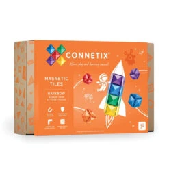 Connetix Tiles - 42 Piece Rainbow Square Pack - Connetix Tiles