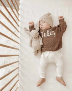 Little Zemi - Personalised Knit Jumper | Chocolate - Little Zemi