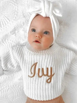 Little Zemi - Personalised Knit Jumper | Pure White - Little Zemi -MY LITTLE SHOP image 1024x1024 2x a794a6dc 59d5 4332 843b 772e2fd4bfa9
