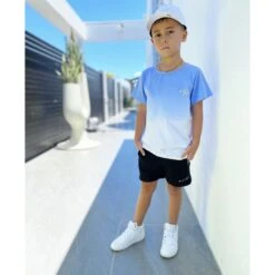 Winter And Raven - Dip Dye Tee | Blue - Winter And Raven