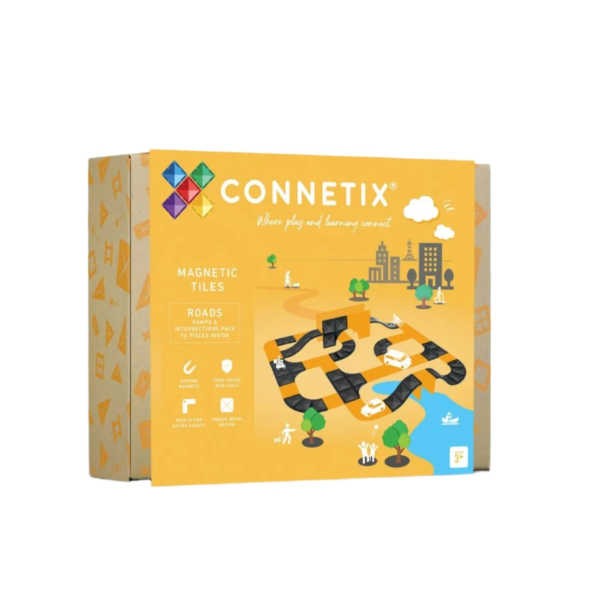 Connetix Tiles - 16 Piece Ramps & Intersections Pack - Connetix Tiles Connetix Tiles - 16 Piece Ramps & Intersections Pack - Connetix Tiles -MY LITTLE SHOP image 1726436932