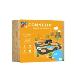 Connetix Tiles - 48 Piece Creative Roads Pack - Connetix Tiles