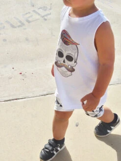 MLW By Design - Hipster Skull Muscle Tank | Various Colours - MLW By Design -MY LITTLE SHOP image 17c2b0c9 930b 4d7f 9e10 8ba9442231d3