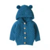 Bear Knit Cardigan | Turquoise - Affordable Baby
