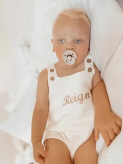 Little Zemi - Personalised Romper | White - Little Zemi -MY LITTLE SHOP image 34e65830 64db 48bf ae1e 9700489e1433