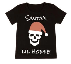MLW By Design - Santa’s Little Homie Tee | Black Or White - MLW By Design