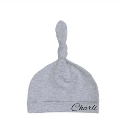 MLW By Design - Personalised Knotted Beanie | Grey With Black Print *LIMITED EDITION* - MLW By Design