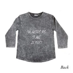 MLW By Design - Where Is The Love Stonewash Tee | Long Or Short Sleeve - MLW By Design -MY LITTLE SHOP image aa3e828b 444b 4381 92ff 855ea51e785e