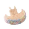 Petticoat Princess - Champagne Rainbow Pettidress - Petticoat Princess