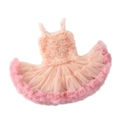 Petticoat Princess - Peach & Coral Pettidress - Petticoat Princess