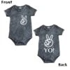 MLW By Design - Peace Yo! Stonewash Bodysuit - MLW By Design