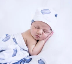 Snuggle Hunny Kids - Organic Baby Jersey Wrap & Beanie Set | Cloud Chaser - Snuggle Hunny Kids -MY LITTLE SHOP image fd4c6dec aafc 4168 8234 0d94ab78852a