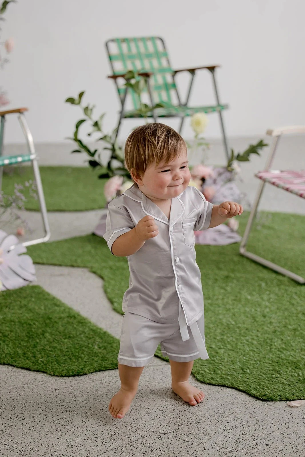 Midnight Mischief - Baby & Kids Luxe Satin Personalised Short Sleeve Pyjama Set | Grey & White - Midnight Mischief Midnight Mischief - Baby & Kids Luxe Satin Personalised Short Sleeve Pyjama Set | Grey & White - Midnight Mischief -MY LITTLE SHOP kids luxe personalised pyjama set greywhiteproduct namekids pyjamasmidnight mischief sleepwear 929626