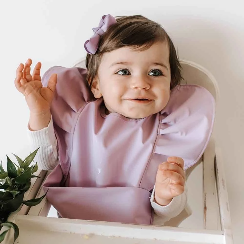 Snuggle Hunny Kids - Waterproof Frill Snuggle Bib | Lavender - Snuggle Hunny Kids Snuggle Hunny Kids - Waterproof Frill Snuggle Bib | Lavender - Snuggle Hunny Kids -MY LITTLE SHOP lavender frill snuggle bib 312400 3000x 5789e764 24bc 4d19 be85 2608fc7b2827