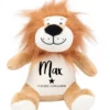 Timber Tinkers - Personalised Lion Plush - Star - Timber Tinkers -MY LITTLE SHOP lion5