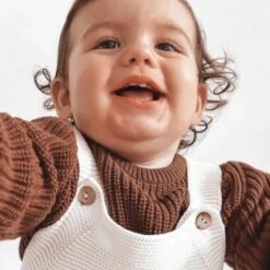 Little Zemi - Personalised Knit Jumper | Chocolate - Little Zemi -MY LITTLE SHOP little zemi baby jumper caramel 1024x1024 2x 8eb07c2b 4dce 453b b30f 0c993adcec3a