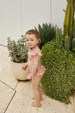 Tales Of The Sun - Long Sleeve Girls Swimsuit | Boho - Tales Of The Sun