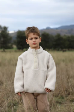 All Fenix - Mini Cosy Fleece Jumper | Clay - All Fenix