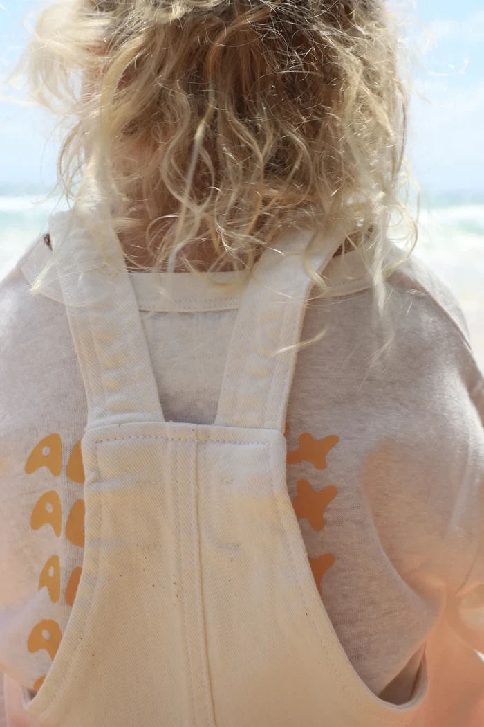 All Fenix - Mini Denim Overalls | White - All Fenix All Fenix - Mini Denim Overalls | White - All Fenix -MY LITTLE SHOP mini denim overalls white 342212