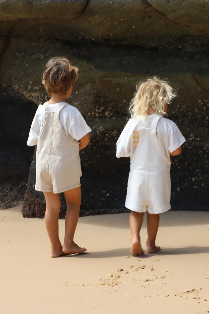 All Fenix - Mini Denim Overalls | White - All Fenix All Fenix - Mini Denim Overalls | White - All Fenix -MY LITTLE SHOP mini denim overalls white 844698