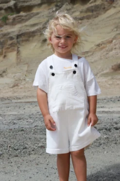 All Fenix - Mini Denim Overalls | White - All Fenix 7 All Fenix - Mini Denim Overalls | White - All Fenix -MY LITTLE SHOP mini denim overalls white 981259