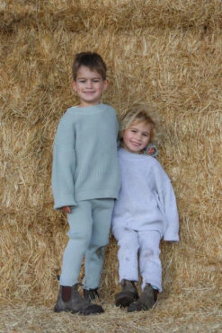 All Fenix - Mini Rib Knit Pants | Sage - All Fenix -MY LITTLE SHOP mini rib knit pants 435996