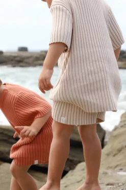 All Fenix - Mini Rib Knit Shorts | Shell - All Fenix -MY LITTLE SHOP mini rib knit shorts shell 518371