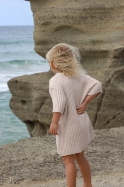 All Fenix - Mini Rib Knit Tee | Shell - All Fenix -MY LITTLE SHOP mini rib knit tee shell 990572