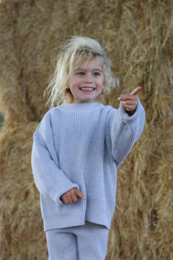 All Fenix - Mini Seam Knit Jumper | White Marle - All Fenix All Fenix - Mini Seam Knit Jumper | White Marle - All Fenix -MY LITTLE SHOP mini seam knit jumper 912503