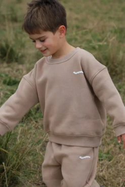 All Fenix - Mini Waves Crew Jumper | Hazelnut - All Fenix