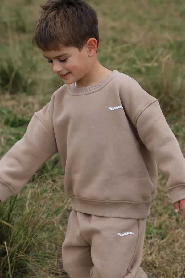 All Fenix - Mini Waves Crew Jumper | Hazelnut - All Fenix All Fenix - Mini Waves Crew Jumper | Hazelnut - All Fenix -MY LITTLE SHOP mini waves crew jumper 103383