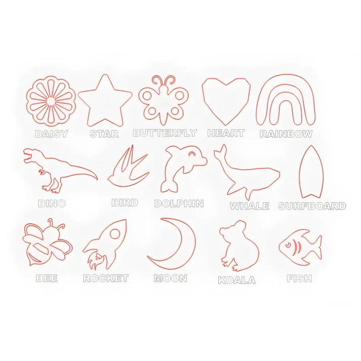 Timber Tinkers - Classic Name Puzzle | Monochrome - Timber Tinkers Timber Tinkers - Classic Name Puzzle | Monochrome - Timber Tinkers -MY LITTLE SHOP name puzzle classic collection simple line drawings shapes 814 1