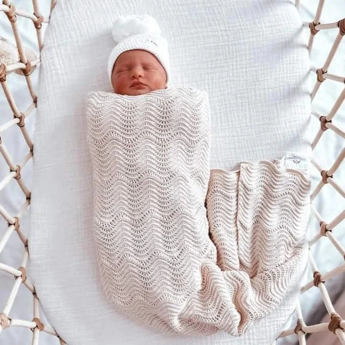 3 Little Crowns - Wave Knit Blanket | Oat - 3 Little Crowns 3 Little Crowns - Wave Knit Blanket | Oat - 3 Little Crowns -MY LITTLE SHOP oatblanket1 1024x1024 2x a3d6b648 219f 421d a3c5 3dc281934439