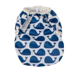 Tinker Tot Baby - Reusable Swim Nappy – Blue Whale - Tinker Tot Baby