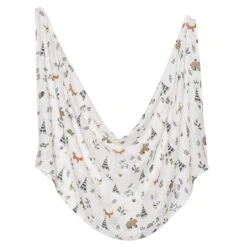 Tinker Tot Baby - Bamboo Cotton Swaddle – Woodland Creatures - Tinker Tot Baby