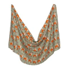 Tinker Tot Baby - Organic Cotton Swaddle – Dashing Deer - Tinker Tot Baby