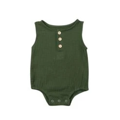 Liam Romper | Green - Affordable Baby