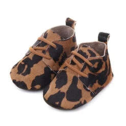 Cow Spots Leather Baby Shoes - Affordable Baby