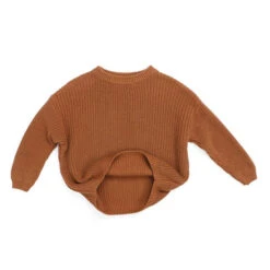 Cuddly Knit Sweater | Rust - Affordable Baby