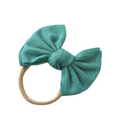 Mini Rib Headband | Green - Affordable Baby