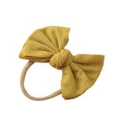 Mini Rib Headband | Mustard - Affordable Baby