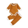 Loree Bodysuit Set | Orange - Affordable Baby -MY LITTLE SHOP product image 1621251205