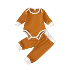 Loree Bodysuit Set | Orange - Affordable Baby
