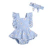 Daisy Backcross Romper | Blue - Affordable Baby 2 Daisy Backcross Romper | Blue - Affordable Baby -MY LITTLE SHOP product image 1624728360
