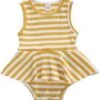 Stripe Sleeveless Bodysuit Set | Yellow - Affordable Baby 2 Stripe Sleeveless Bodysuit Set | Yellow - Affordable Baby -MY LITTLE SHOP product image 1662451176