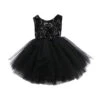 Sequin Princess Dress | Black - Affordable Baby -MY LITTLE SHOP product image 1882641674